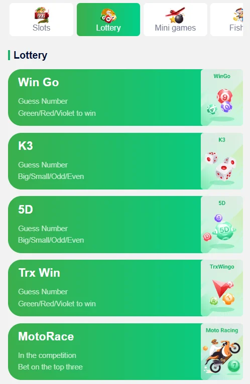 DiuWin colour prediction games